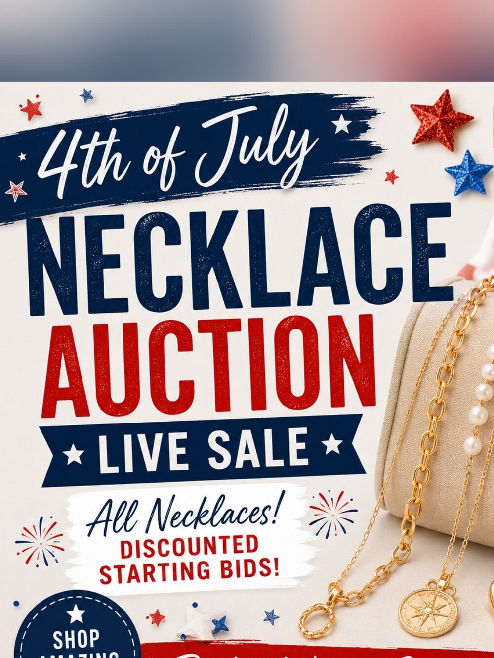 LIVE NECKLACE AUCTION 🇺🇸 Monday 1PM CST